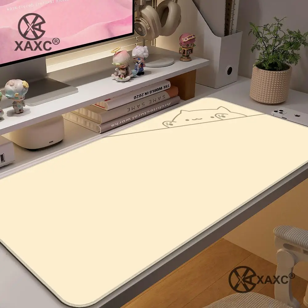 Kawaii White Cat with P XAXC Mouse Pad large keyboard mouse desk pad non-slip rubber gaming mouse pad laptop mouse carpet
Kawaii White Cat with P XAXC Mouse Pad large keyboard mouse desk pad non-slip rubber gaming mouse pad laptop mouse carpet