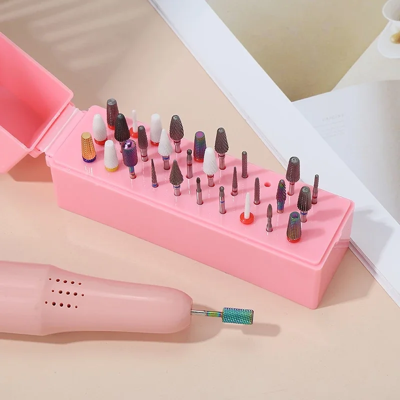 30 Holes Nail Art Drill Storage Box Grinding Polish Head Bit Holder Display Nail Drill Bits Organizer Nail Stand Manicure
30 Holes Nail Art Drill Storage Box Grinding Polish Head Bit Holder Display Nail Drill Bits Organizer Nail Stand Manicure
