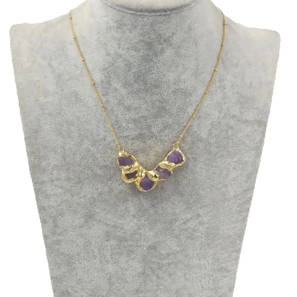 WT-N1424 WKT 2025 New Style Yellow Citrine & Amethyst Necklace Beads 18Inch Long Chain The Best Design Gold Plated Hot
WT-N1424 WKT 2025 New Style Yellow Citrine & Amethyst Necklace Beads 18Inch Long Chain The Best Design Gold Plated Hot