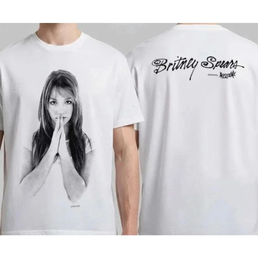 The Boys Season 5 "Breastfeeding" Collaboration Britney Spears "Believe" White Cotton T-Shirt Summer Casual Fashion Short Sleeve
The Boys Season 5 "Breastfeeding" Collaboration Britney Spears "Believe" White Cotton T-Shirt Summer Casual Fashion Short Sleeve