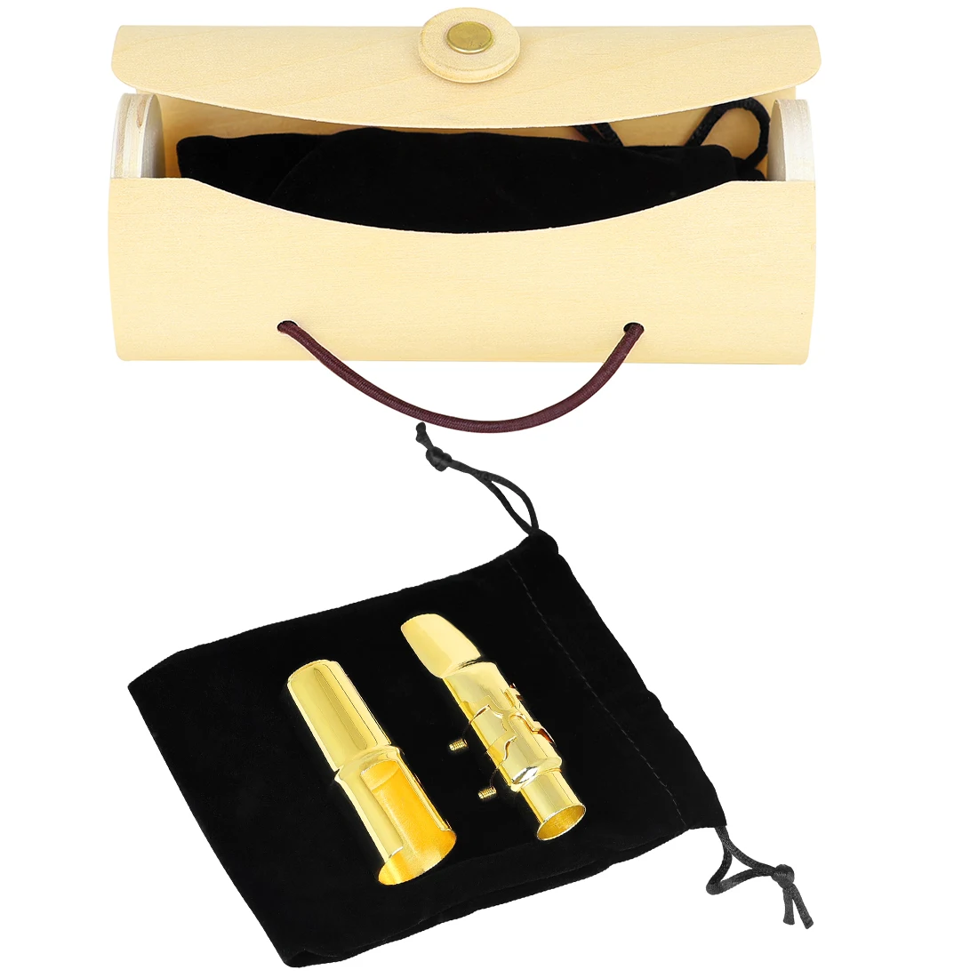Alto Saxophone 7-mouth Woodwind Blowing Mouth Set Gold Metal Flute Head+Hat+Clip+Storage Bag Woodwind Instrument Accessories
Alto Saxophone 7-mouth Woodwind Blowing Mouth Set Gold Metal Flute Head+Hat+Clip+Storage Bag Woodwind Instrument Accessories