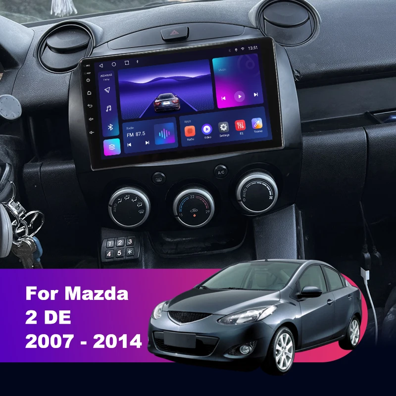 Android 12 Car Radio For Mazda 2 DE 2007 - 2014 Multimedia Video Player Navigation Stereo GPS 4G 8+128G Carplay Autoradio DSP
Android 12 Car Radio For Mazda 2 DE 2007 - 2014 Multimedia Video Player Navigation Stereo GPS 4G 8+128G Carplay Autoradio DSP