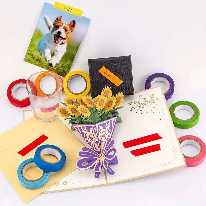 10pcs 8 Color Painters Tape Masking Tape Rainbow Colorful Craft Art Paper Tape Labeling Arts Crafts Multiple colors available
10pcs 8 Color Painters Tape Masking Tape Rainbow Colorful Craft Art Paper Tape Labeling Arts Crafts Multiple colors available