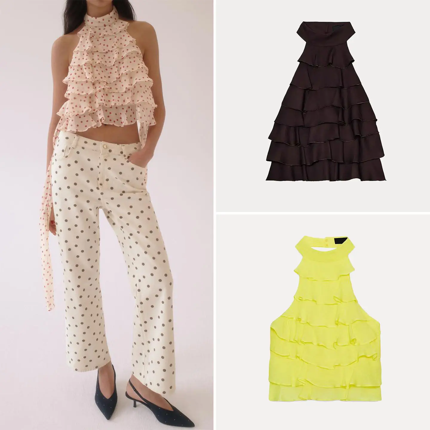 Fashionable Backless Collar Women's Top Personality Short Sleeve Shirt European Style Dot Pattern Zipper Closure Summer New A...
Fashionable Backless Collar Women's Top Personality Short Sleeve Shirt European Style Dot Pattern Zipper Closure Summer New A...