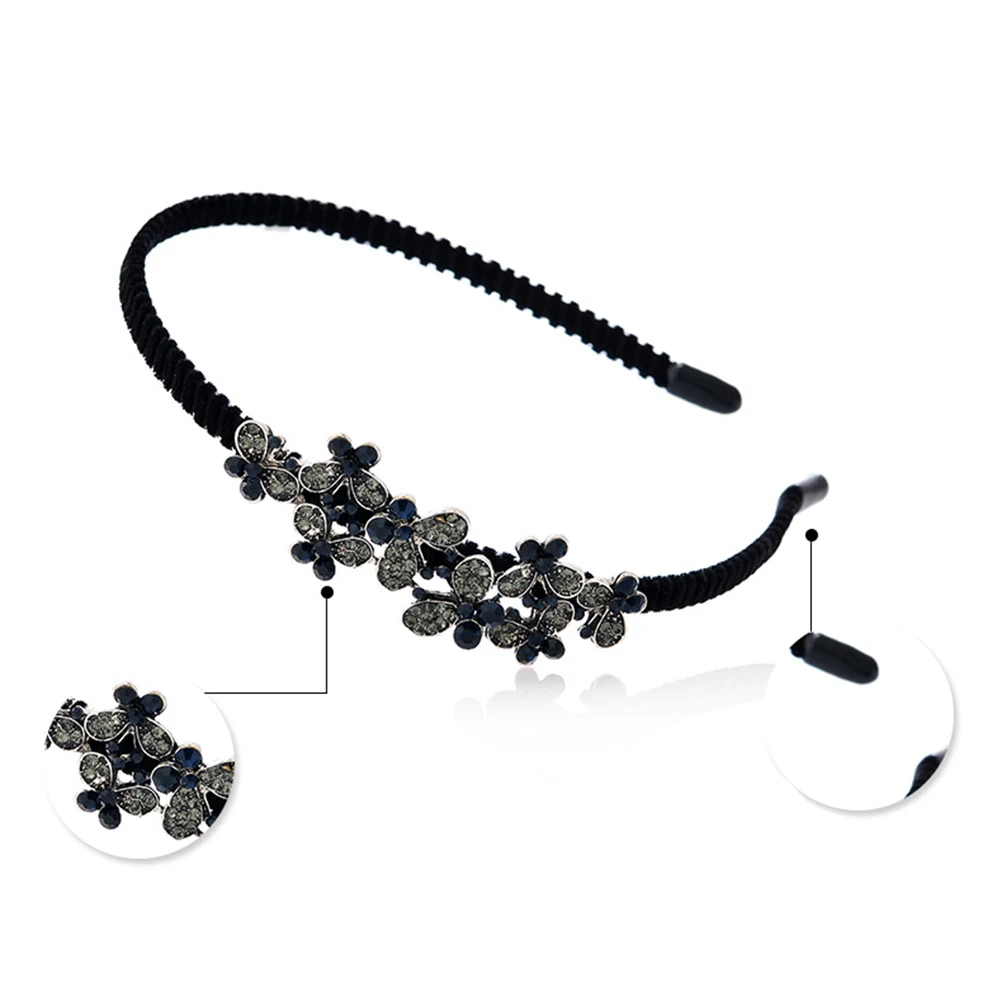 3PCS Crystal Drill Headband Shining Butterfly Flower Hair Hoop Ornament Decorative Korean Version Hair Band Accessories
3PCS Crystal Drill Headband Shining Butterfly Flower Hair Hoop Ornament Decorative Korean Version Hair Band Accessories