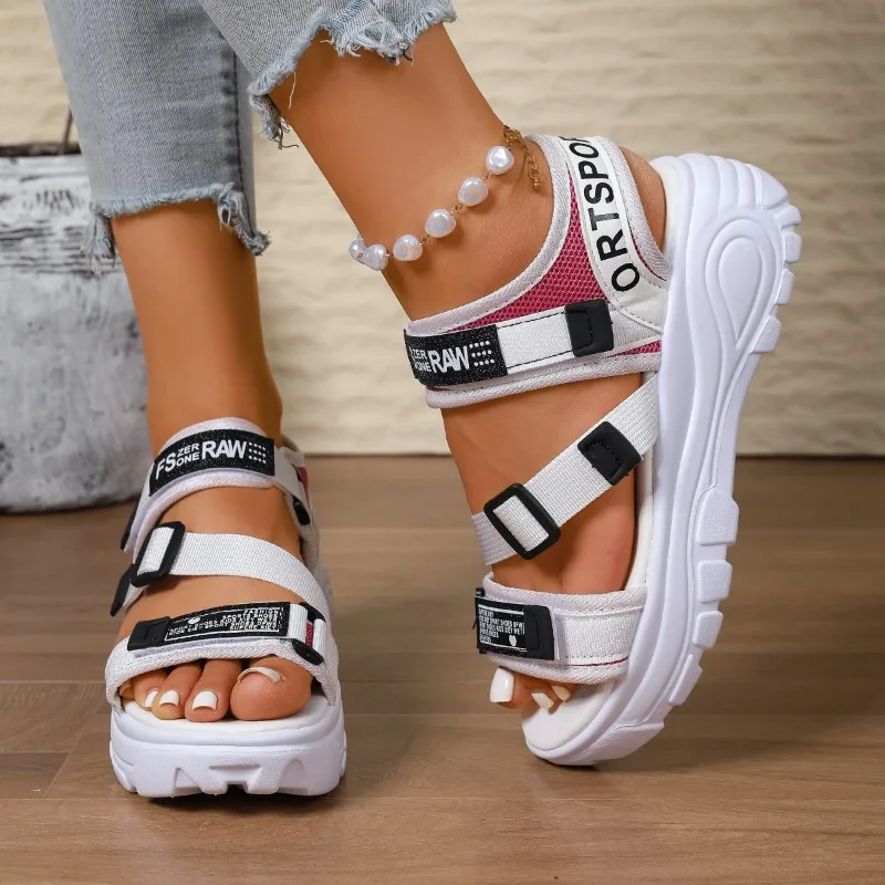 Women Sandals 2025 Summer Platform Wedge Heels Sandals Mid Thick Bottom Sandal Fashion Casual Sports Shoes Женская Обувь
Women Sandals 2025 Summer Platform Wedge Heels Sandals Mid Thick Bottom Sandal Fashion Casual Sports Shoes Женская Обувь
