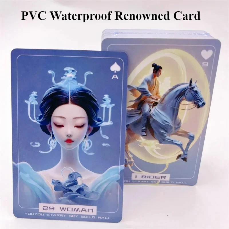 Moonlight Lenormant 42pcs PVC Waterproof Lenormand Cards Predicting Future Board Games Drinking Rituals Divination Memorabilia
Moonlight Lenormant 42pcs PVC Waterproof Lenormand Cards Predicting Future Board Games Drinking Rituals Divination Memorabilia