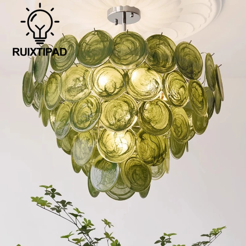 Green Murano Glass Chandelier Lights for Living Room Bedroom Modern Hanging Pendant Light Home Decor Indoor Lighting Fixture
Green Murano Glass Chandelier Lights for Living Room Bedroom Modern Hanging Pendant Light Home Decor Indoor Lighting Fixture
