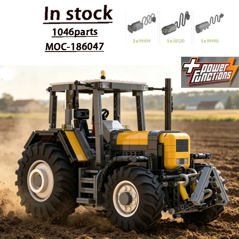 MOC-186047TX Series TractorPatchwork Assembly Building Block Model1025Building Block PartsChildren's Birthday Building BlockToy
MOC-186047TX Series TractorPatchwork Assembly Building Block Model1025Building Block PartsChildren's Birthday Building BlockToy