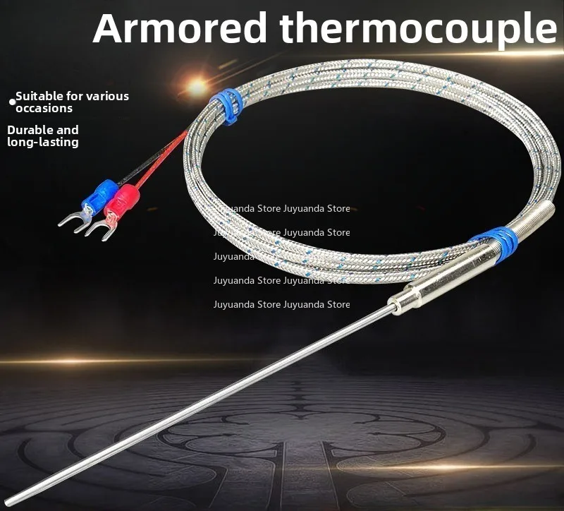 K Type Armored Thermocouple WRNK-191 Electric Thermocouple Needle Bendable Pt100/E/J/T Sensor Probe
K Type Armored Thermocouple WRNK-191 Electric Thermocouple Needle Bendable Pt100/E/J/T Sensor Probe