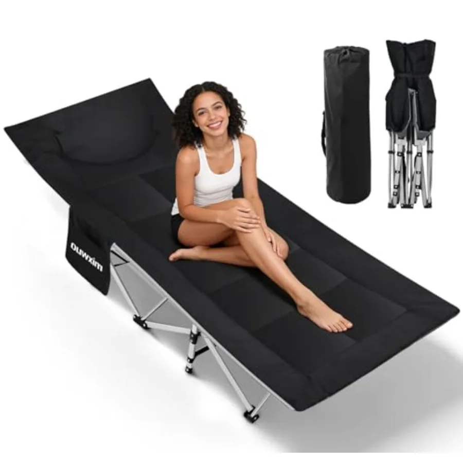 Camping cots for AdultsCots for Sleeping Cushion and Pillow Camping Tent cot High Weight Capacity Compact Storage with Carry Ba
Camping cots for AdultsCots for Sleeping Cushion and Pillow Camping Tent cot High Weight Capacity Compact Storage with Carry Ba