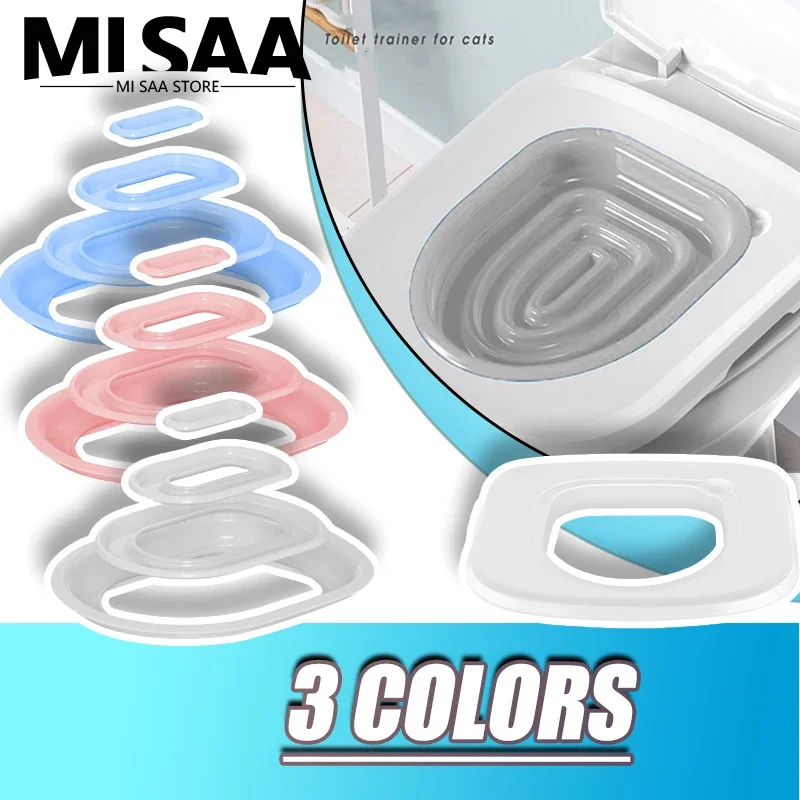 1 PC Cat Toilet Training Kit 3 Colors CoReusable Trainer Cat Litter Boxes Pets Teach Cats to Use Toilet Trainer Pet Accessaries
1 PC Cat Toilet Training Kit 3 Colors CoReusable Trainer Cat Litter Boxes Pets Teach Cats to Use Toilet Trainer Pet Accessaries