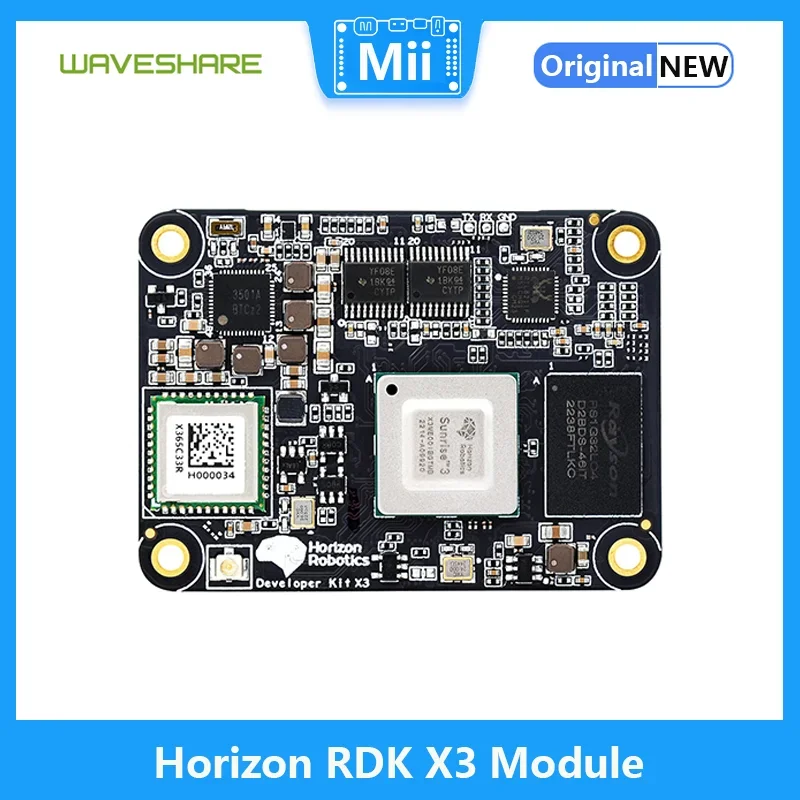 Модуль Horizon Robotics RDK X3, производительность AI до 5TOPS, совместимый с Raspberry Pi CM4
Модуль Horizon Robotics RDK X3, производительность AI до 5TOPS, совместимый с Raspberry Pi CM4