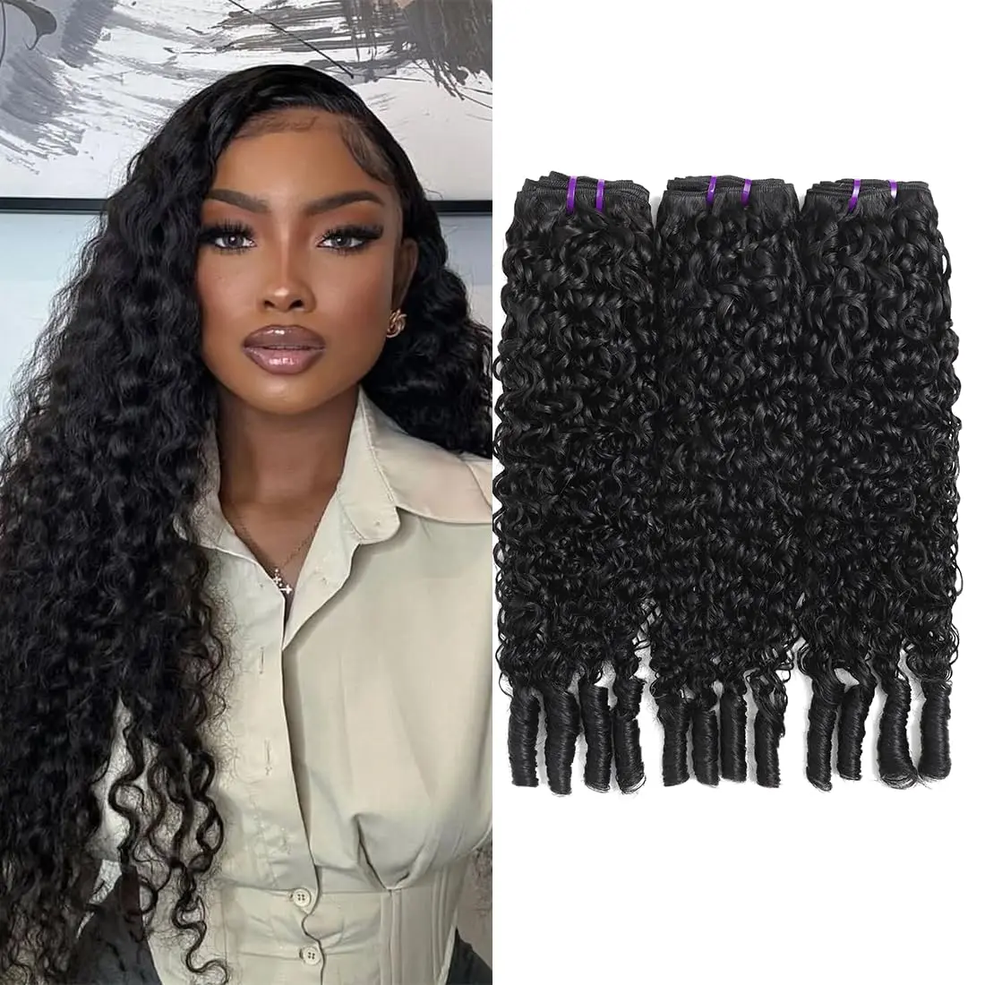 Burmese Curly Bundles 28 30 32 Inch 1 3 4 Bundles Unprocessed Virgin Burmese Curly Bundles with Spiral Curls End Real Extension
Burmese Curly Bundles 28 30 32 Inch 1 3 4 Bundles Unprocessed Virgin Burmese Curly Bundles with Spiral Curls End Real Extension