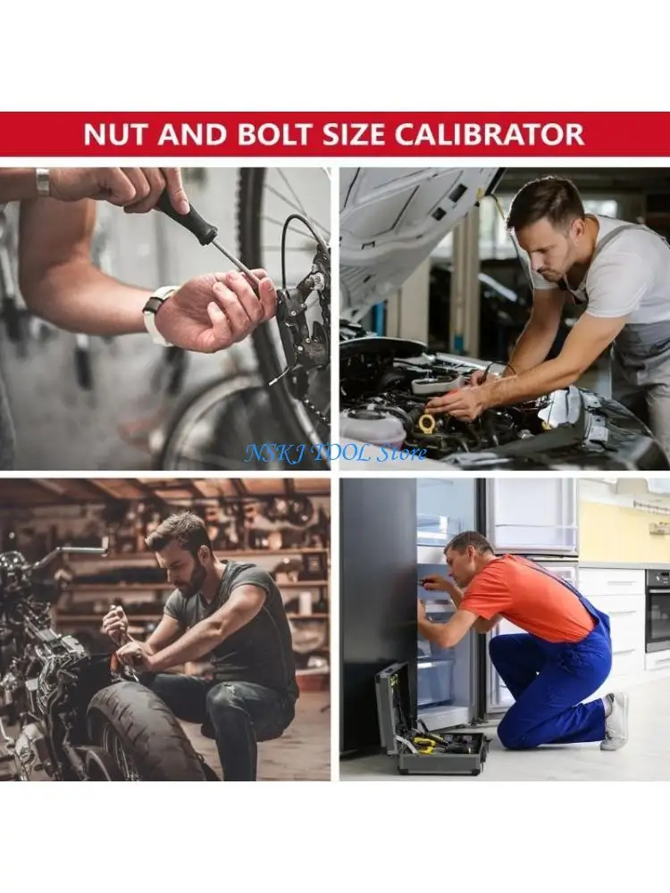 L8RC Thread Identifier Thread Tester 28 Nut Bolt Thread Size Checker Screw Identification Gauge Bolt Nut Screw Checking Tool
L8RC Thread Identifier Thread Tester 28 Nut Bolt Thread Size Checker Screw Identification Gauge Bolt Nut Screw Checking Tool