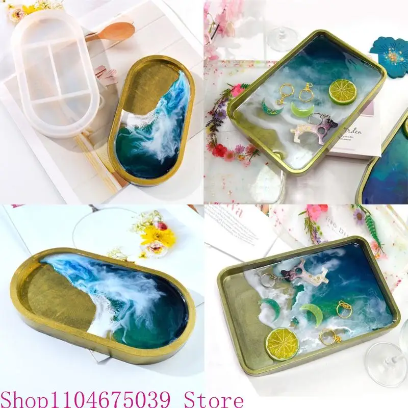 5asd 2Pcs DIY Tray Plate Molds Big & Small Tray Silicone Molds for DIY Art Crafts, Jewelry Display Tray Epoxy Resin Tray Mold
5asd 2Pcs DIY Tray Plate Molds Big & Small Tray Silicone Molds for DIY Art Crafts, Jewelry Display Tray Epoxy Resin Tray Mold