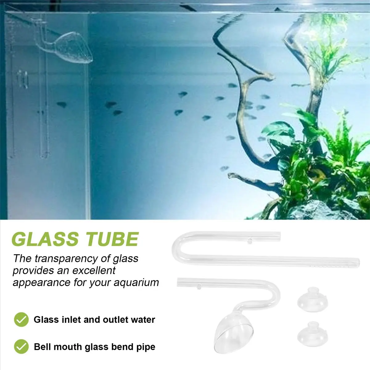 AB09 16 mm Aquarium Glass Inflow Outflow Lily Pipe Tube Fish Tank Aquatic Water Plant Canister Filter Suction Cup Hose Set
AB09 16 mm Aquarium Glass Inflow Outflow Lily Pipe Tube Fish Tank Aquatic Water Plant Canister Filter Suction Cup Hose Set