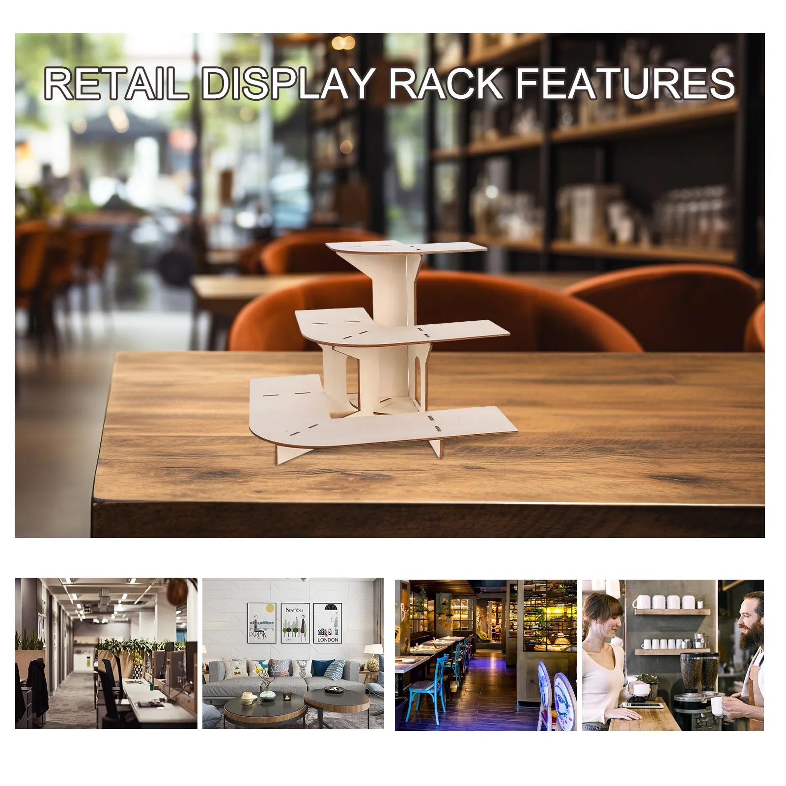 Wooden Retail Display Rack 3-Tier Detachable Tabletop Organizer for Craft Shows Jewelry Sunglasses Small Accessories Display
Wooden Retail Display Rack 3-Tier Detachable Tabletop Organizer for Craft Shows Jewelry Sunglasses Small Accessories Display