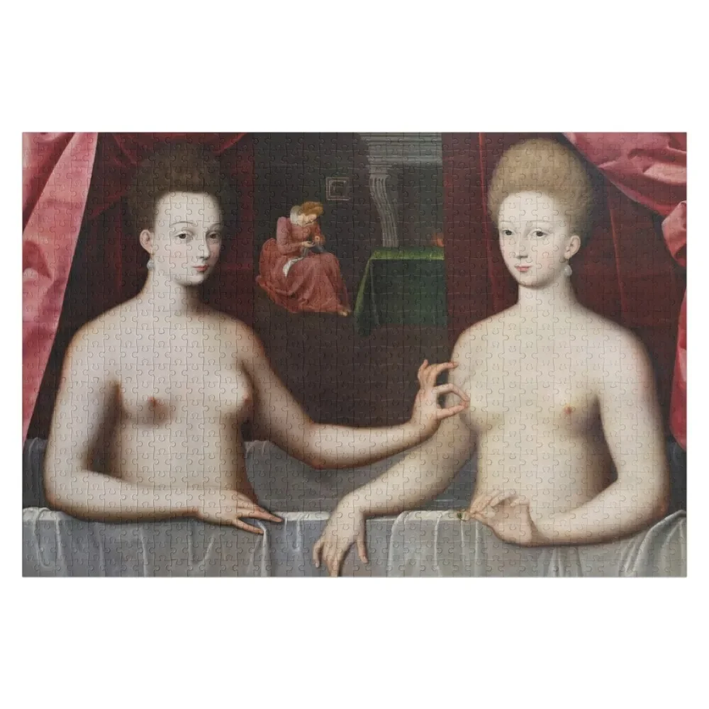 Gabrielle d'Estrées and One of her Sisters Taking A Bath Jigsaw Puzzle Adult Wooden Wooden Name Works Of Art Children Puzzle
Gabrielle d'Estrées and One of her Sisters Taking A Bath Jigsaw Puzzle Adult Wooden Wooden Name Works Of Art Children Puzzle