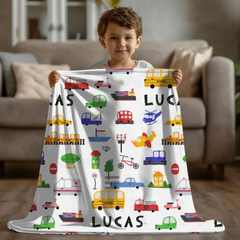 VIKAMA Cartoon Transportation Flannel Blanket Soft Plush For Nursery Bedroom Sofa Throw All Season Home Decor
VIKAMA Cartoon Transportation Flannel Blanket Soft Plush For Nursery Bedroom Sofa Throw All Season Home Decor