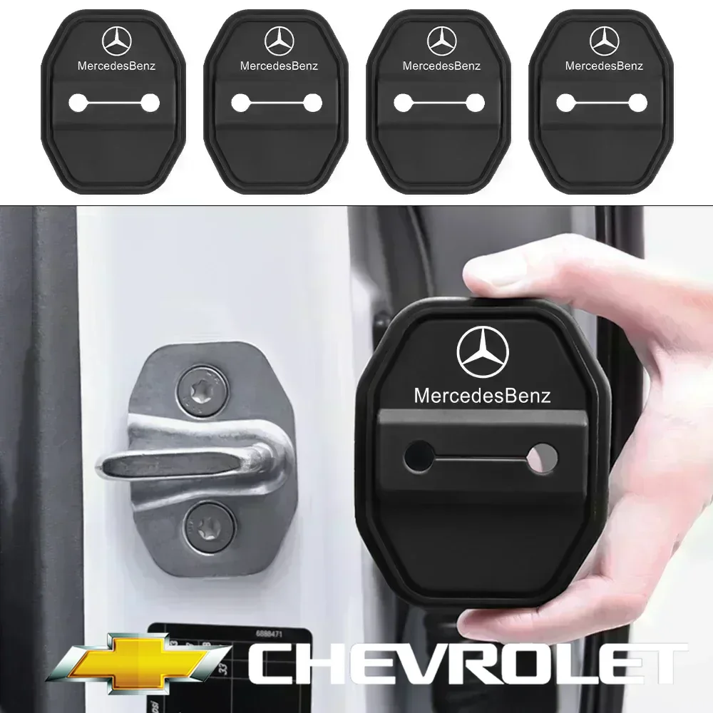 4pcs black Silicone Car Door Lock Buckle Protective Cover Shock pad For Mercedes Benz AMG W205 W211 W176 AMG GT W222 W212
4pcs black Silicone Car Door Lock Buckle Protective Cover Shock pad For Mercedes Benz AMG W205 W211 W176 AMG GT W222 W212