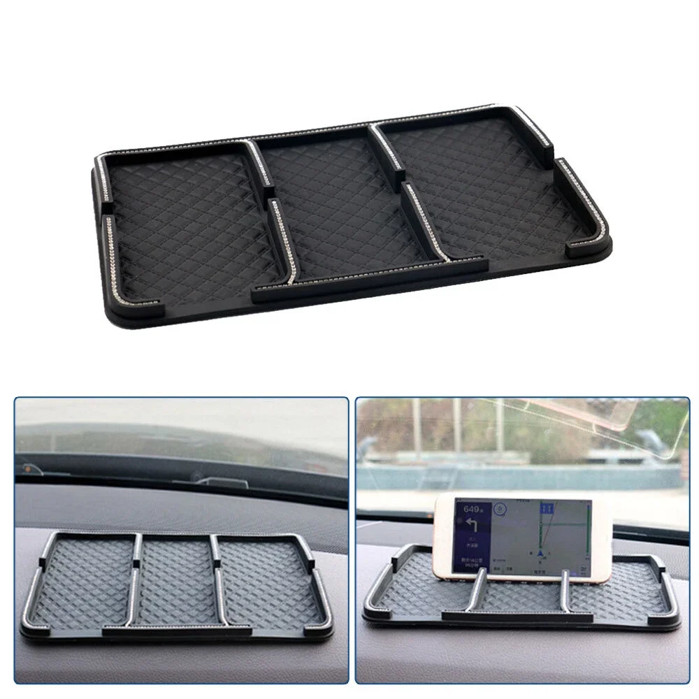 Car Ornament Phone Holder PVC Diamond Anti-slip Mat Multifunctional Auto Dashboard Cute Sticky Pad For GPS Coins Car Dolls Gift
Car Ornament Phone Holder PVC Diamond Anti-slip Mat Multifunctional Auto Dashboard Cute Sticky Pad For GPS Coins Car Dolls Gift