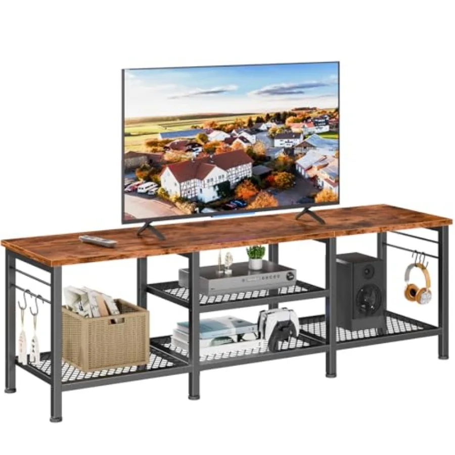 TV Stand for TVs up to 65 Inch Entertainment Center with Open Storage Shelves 55 Inch Television Stands with Soundbar Shelf for
TV Stand for TVs up to 65 Inch Entertainment Center with Open Storage Shelves 55 Inch Television Stands with Soundbar Shelf for