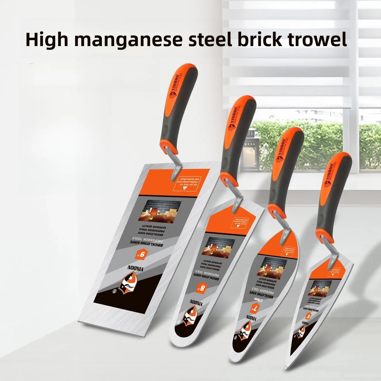 High Hardness Manganese Steel Masonry Trowel Heavy Duty Mortar Scraper Tile Installation Wall Plastering Bricklaying Hand Tool
High Hardness Manganese Steel Masonry Trowel Heavy Duty Mortar Scraper Tile Installation Wall Plastering Bricklaying Hand Tool