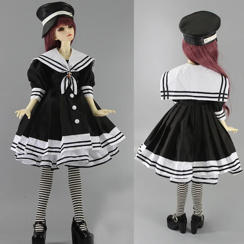 D04-B139 детская игрушка ручной работы 1/6 1/4 1/3 большая девочка BJD кукла одежда черно-белая матросская юбка комплект
D04-B139 детская игрушка ручной работы 1/6 1/4 1/3 большая девочка BJD кукла одежда черно-белая матросская юбка комплект