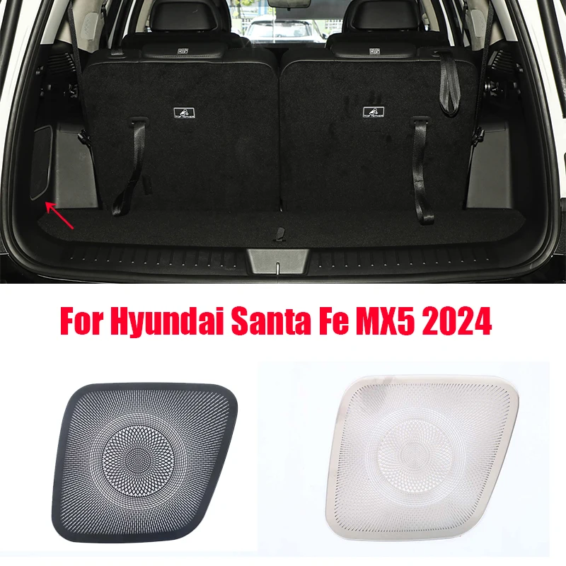 for Hyundai Santa Fe MX5 2024 Stainless steel interior modification part for the horn cover on the trunk
for Hyundai Santa Fe MX5 2024 Stainless steel interior modification part for the horn cover on the trunk
