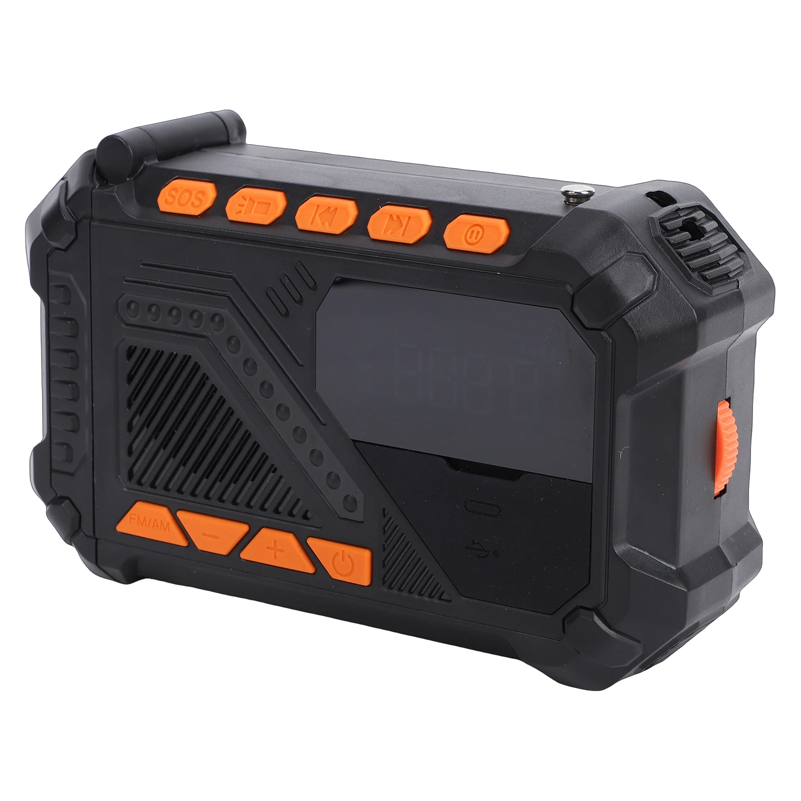 Emergency Radio Portable AM FM NOAA Weather Radio with Solar Hand Crank Charger LED Flashlight Reading Light 4000mAh Power Bank
Emergency Radio Portable AM FM NOAA Weather Radio with Solar Hand Crank Charger LED Flashlight Reading Light 4000mAh Power Bank