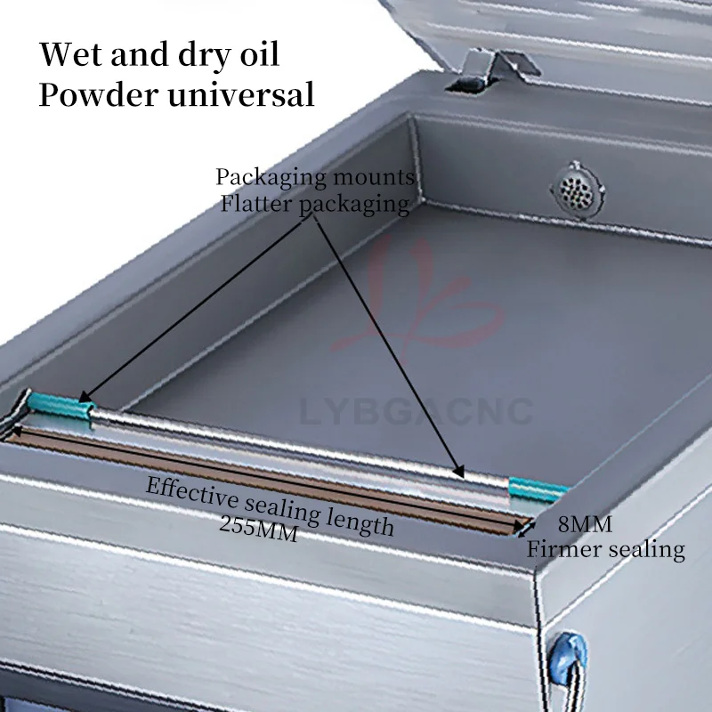 LY-300 Highly Efficient Vacuum Sealing Machine Automatic 300mm Sealing Length 400W for Food Aluminum Foil Bag Kraft Paper Bag
LY-300 Highly Efficient Vacuum Sealing Machine Automatic 300mm Sealing Length 400W for Food Aluminum Foil Bag Kraft Paper Bag
