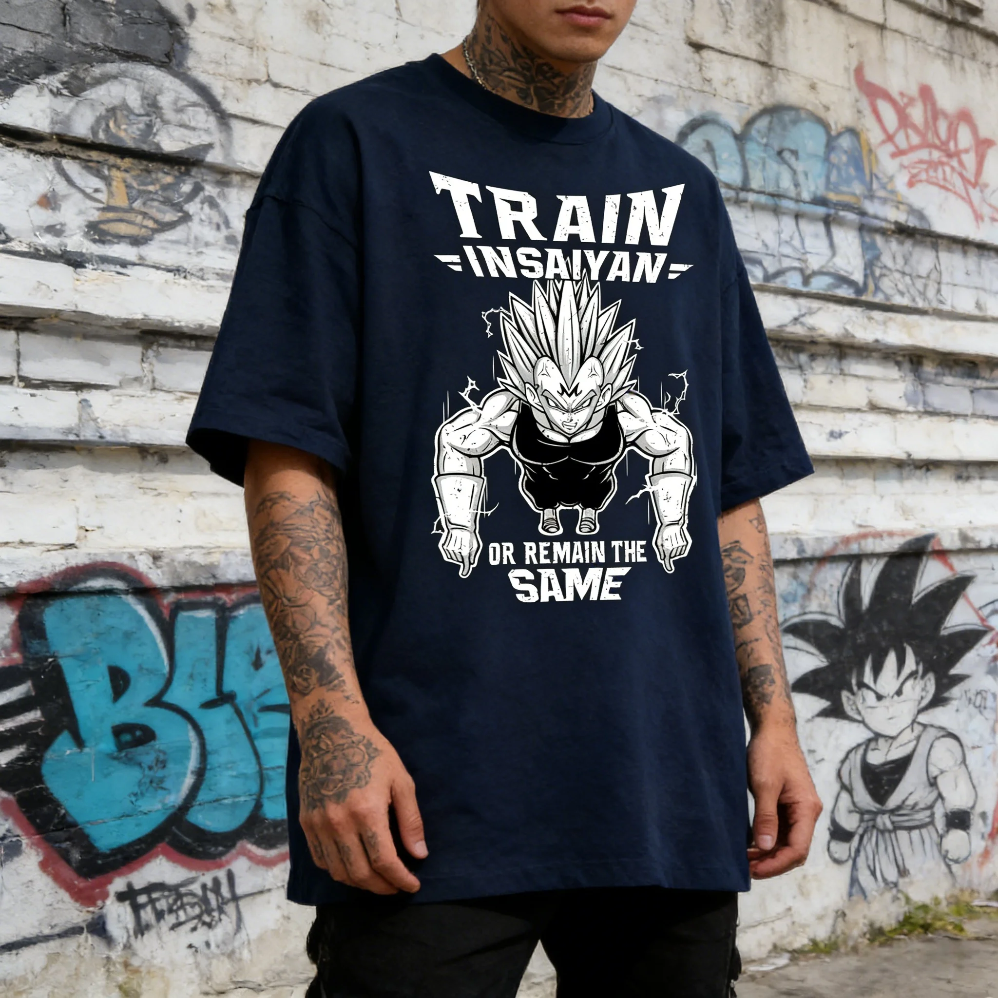 Dragon Ball Z Vegeta Train Insaiyan Anime T-Shirt, Soft Cotton Casual Tee, Gym Motivational Print, Adult & Kid Sizes
Dragon Ball Z Vegeta Train Insaiyan Anime T-Shirt, Soft Cotton Casual Tee, Gym Motivational Print, Adult & Kid Sizes