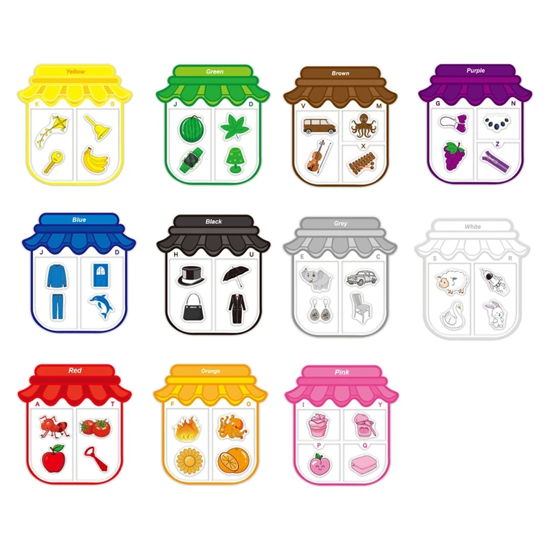 Magic Magnetic Color Sorting Set - Color Sorting Toys For Toddlers, Color And Shape Sorting, Preschool Time Learning
Magic Magnetic Color Sorting Set - Color Sorting Toys For Toddlers, Color And Shape Sorting, Preschool Time Learning