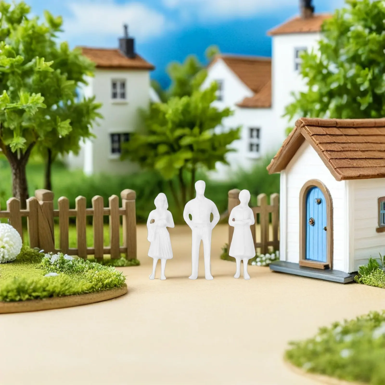 50Pcs White Mini People Figures Various Poses Lifelike Models DIY Paint for Train Set Landscape Architectural School Project
50Pcs White Mini People Figures Various Poses Lifelike Models DIY Paint for Train Set Landscape Architectural School Project