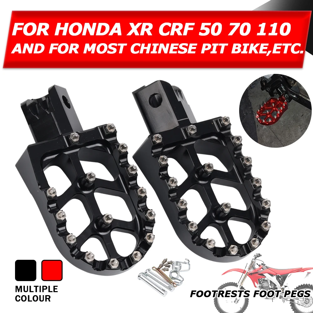 Motorcycle Universal Footpegs Footrests Foot Rests For HONDA XR50 CRF50 CRF110 CRF XR 50 70 110 M2R SDG DHZ SSR KAYO Pit Bike
Motorcycle Universal Footpegs Footrests Foot Rests For HONDA XR50 CRF50 CRF110 CRF XR 50 70 110 M2R SDG DHZ SSR KAYO Pit Bike