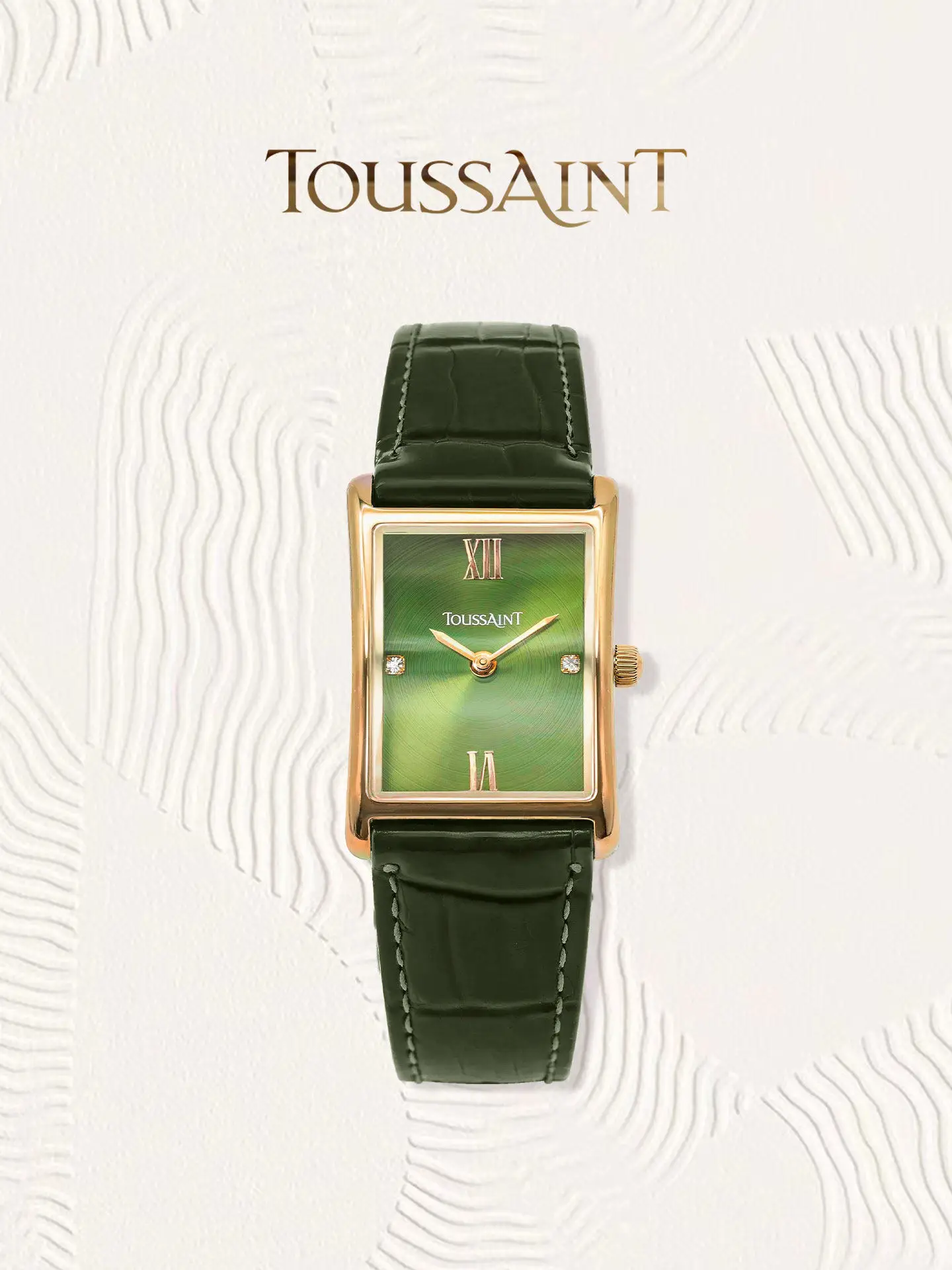 New TOUSSAINT Toussaint Small Waist Series Pine Forest Green, Ladies Watch, Diamond Watch
New TOUSSAINT Toussaint Small Waist Series Pine Forest Green, Ladies Watch, Diamond Watch