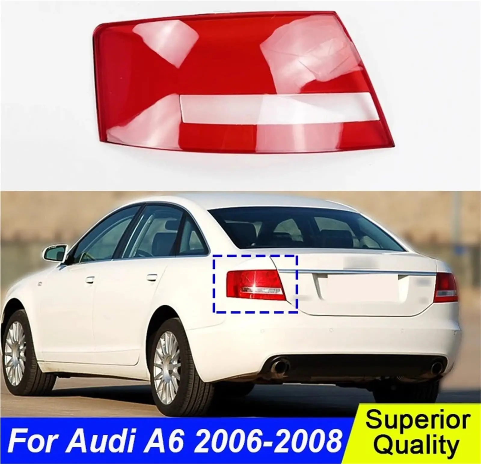 Корпус заднего фонаря, крышка заднего фонаря, плафон указателя поворота, стоп-сигнал для Audi A6 2006 2007 2008, линза заднего фонаря
Корпус заднего фонаря, крышка заднего фонаря, плафон указателя поворота, стоп-сигнал для Audi A6 2006 2007 2008, линза заднего фонаря