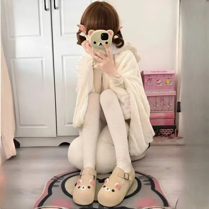 Hot Sale Rilakkuma Anime Periphery Thick Bottom Retro Half Bear Sister Cartoon Shaped Women Girl Shoes Kawaii Gift Lazy Slippers
Hot Sale Rilakkuma Anime Periphery Thick Bottom Retro Half Bear Sister Cartoon Shaped Women Girl Shoes Kawaii Gift Lazy Slippers