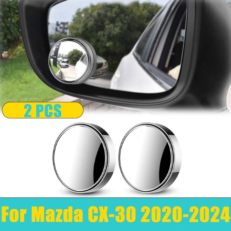 360° Blind Spot Mirror For Mazda CX-30 DM 2020-2024 2021 2022 2 PCS Rearview Convex Round Frame Glass Reverse Car Accessories
360° Blind Spot Mirror For Mazda CX-30 DM 2020-2024 2021 2022 2 PCS Rearview Convex Round Frame Glass Reverse Car Accessories