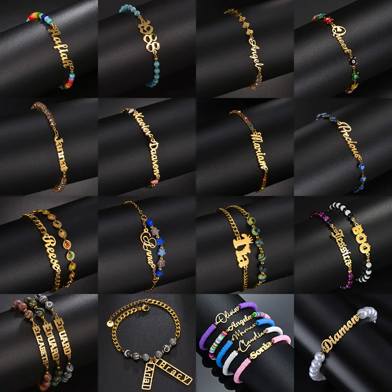 Braveheart Handmade Custom Name Bracelet For Women Men Kid Stainless Steel Personalized Color Bead Chain Nameplate Jewelry Gifts
Braveheart Handmade Custom Name Bracelet For Women Men Kid Stainless Steel Personalized Color Bead Chain Nameplate Jewelry Gifts