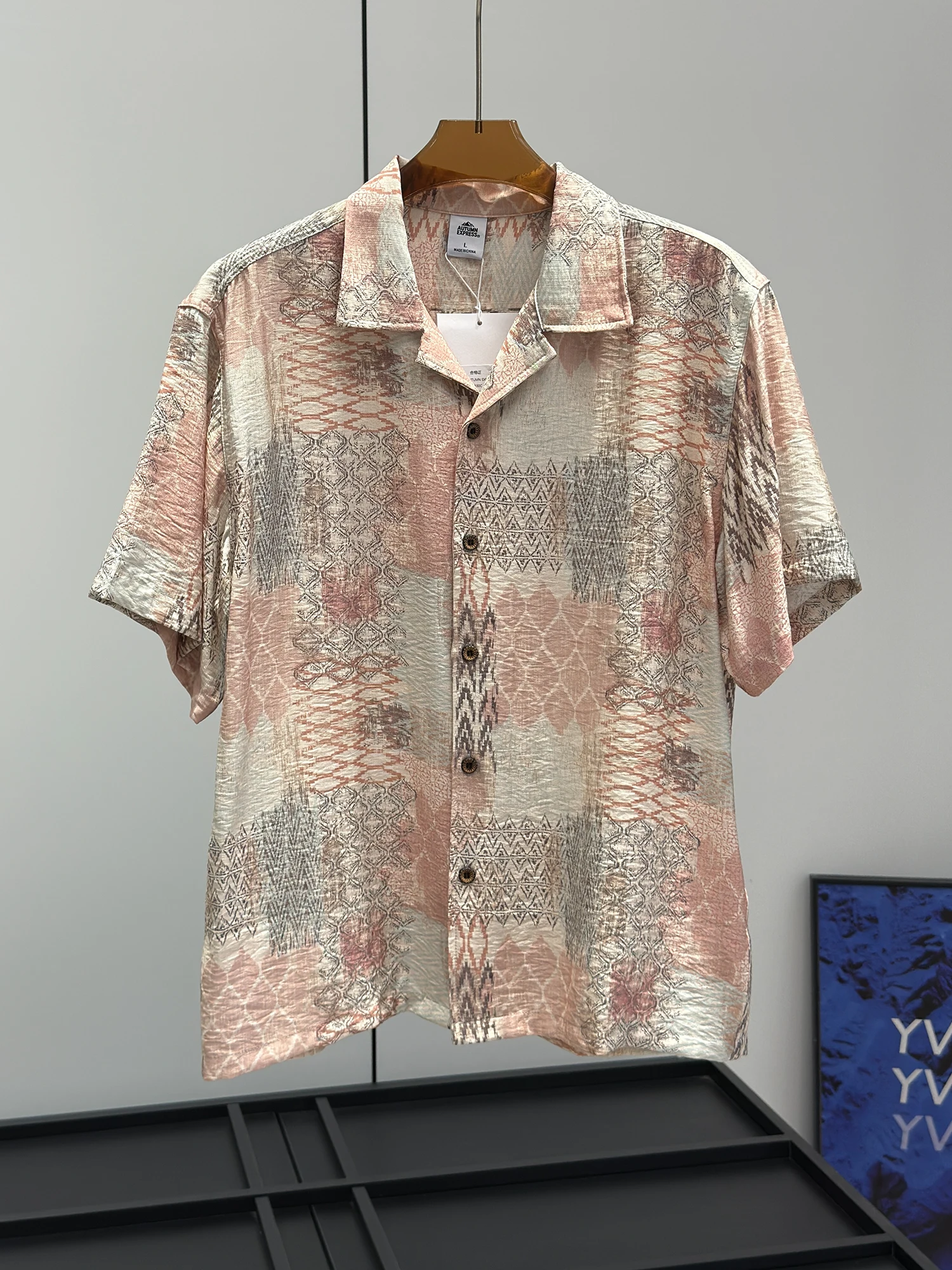 Summer Men's Linen Blend Lightweight Breathable Casual Short Sleeve Shirt Ethnic Print Loose Fit Comfortable Skin-friendly
Summer Men's Linen Blend Lightweight Breathable Casual Short Sleeve Shirt Ethnic Print Loose Fit Comfortable Skin-friendly