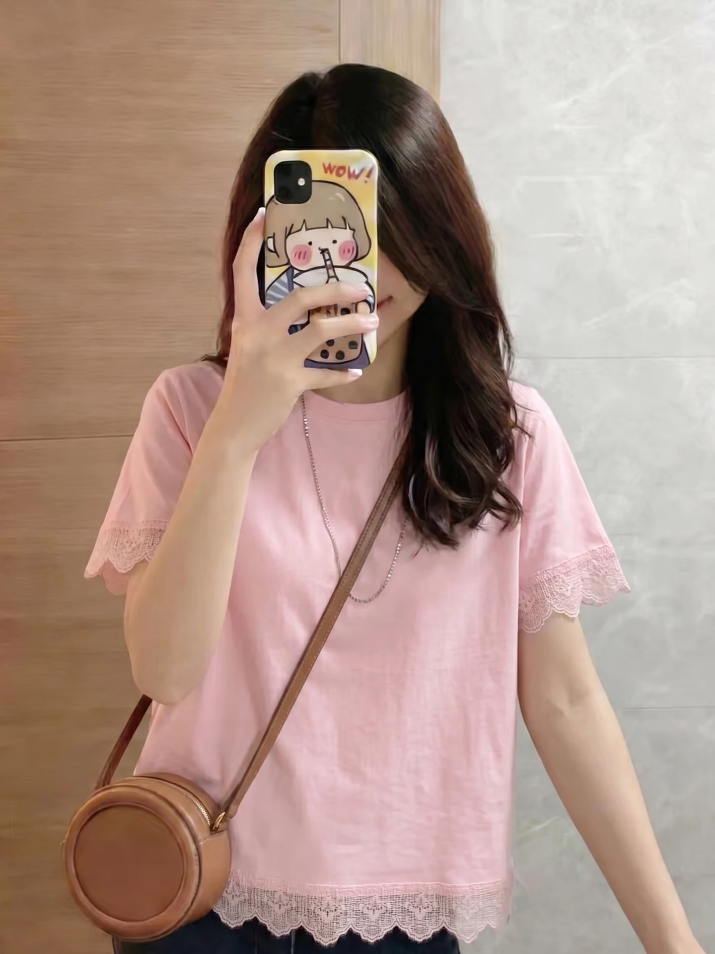 Sweet Youthful Loose Short Sleeve round Neck Color Base Shirt Korean Style Summer Casual T-Shirt Women's plus Size Top
Sweet Youthful Loose Short Sleeve round Neck Color Base Shirt Korean Style Summer Casual T-Shirt Women's plus Size Top