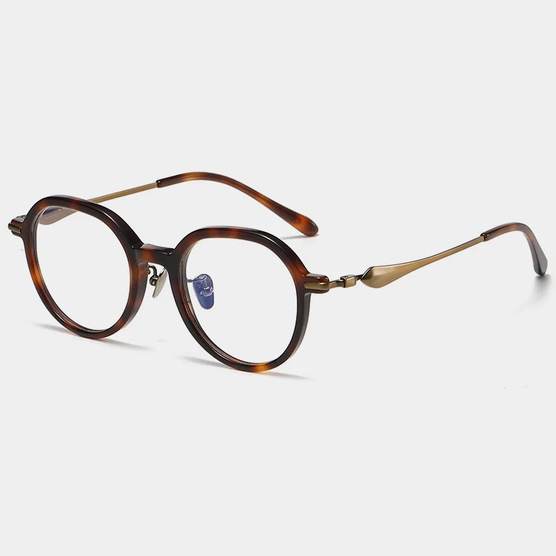 Large circle high quality board frame titanium glasses ombre color fashionable casual optical eyeglasses
Large circle high quality board frame titanium glasses ombre color fashionable casual optical eyeglasses