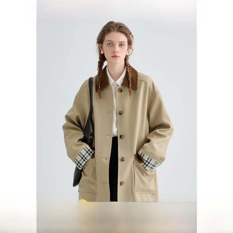 Women's Mid-Length Casual Coat 2025 Autumn New Small Size Color Blo Slimming Outerwear Korean Sle Straight Cut
Women's Mid-Length Casual Coat 2025 Autumn New Small Size Color Blo Slimming Outerwear Korean Sle Straight Cut