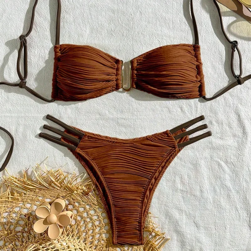Sexy Bikinis 2025 Women's Swimwear Female Swimsuit For Swimming Wear Bathing Suits Brazilian Bikini Set Beachwear Pool Bather
Sexy Bikinis 2025 Women's Swimwear Female Swimsuit For Swimming Wear Bathing Suits Brazilian Bikini Set Beachwear Pool Bather