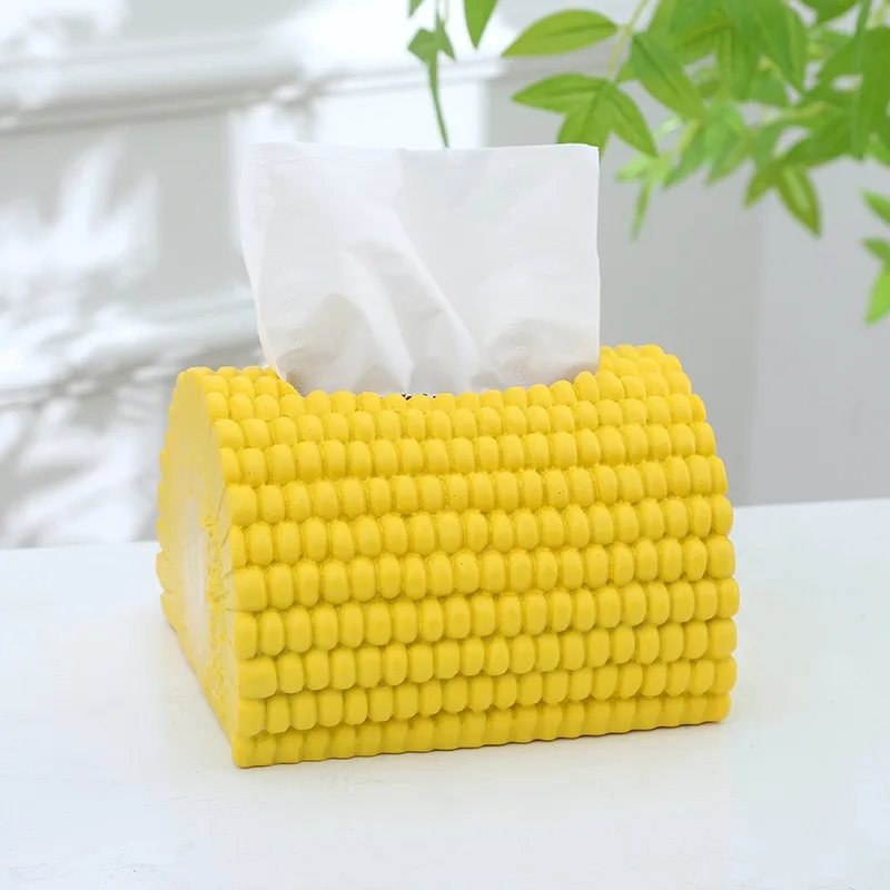 Simulated Corn Tissue Box, Toilet Paper Box, Household Tissue Storage Box, Simulated Resin Home Decor Ornament, Napkin Holder
Simulated Corn Tissue Box, Toilet Paper Box, Household Tissue Storage Box, Simulated Resin Home Decor Ornament, Napkin Holder