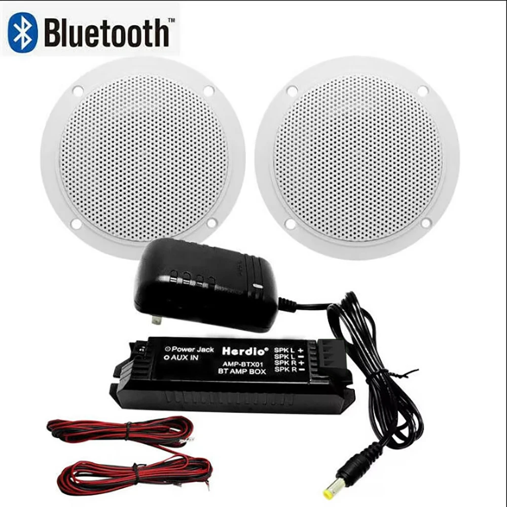 Herdio Waterproof Built In Digital Class Amplifier Bluetooth Compatible Ceiling Speaker 160W 4'' Active LoadSpeaker For Indoor
Herdio Waterproof Built In Digital Class Amplifier Bluetooth Compatible Ceiling Speaker 160W 4'' Active LoadSpeaker For Indoor