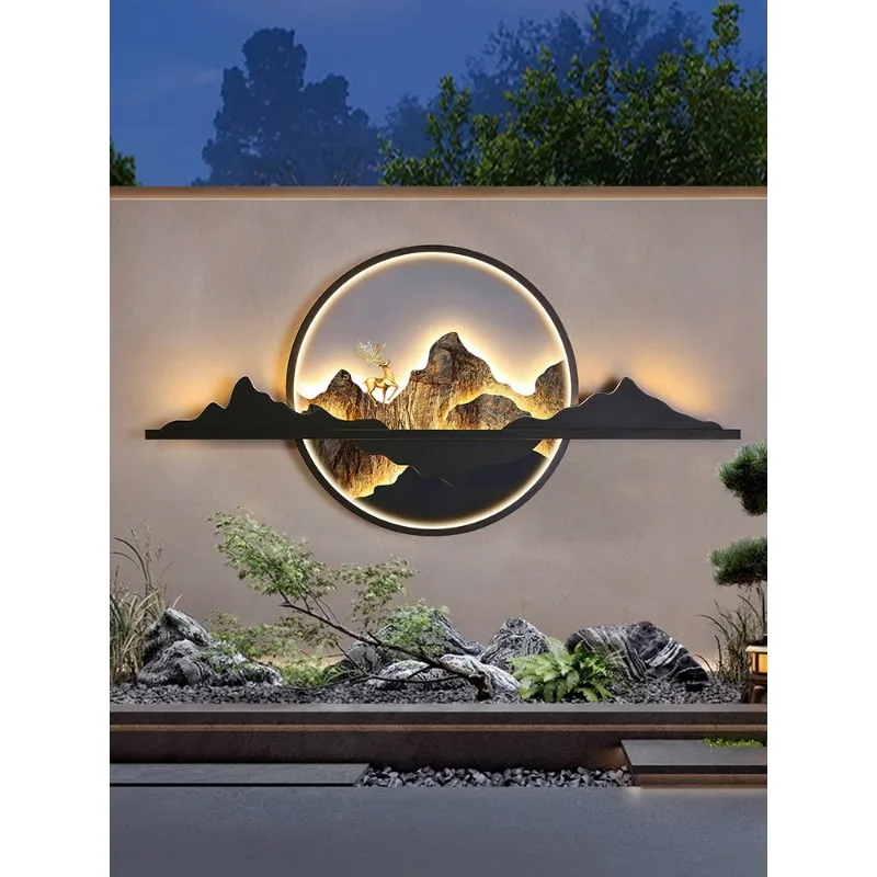 Garden light, wall viewing wall wall light, new Chinese Zen villa outdoor waterproof light, solar outdoor light
Garden light, wall viewing wall wall light, new Chinese Zen villa outdoor waterproof light, solar outdoor light