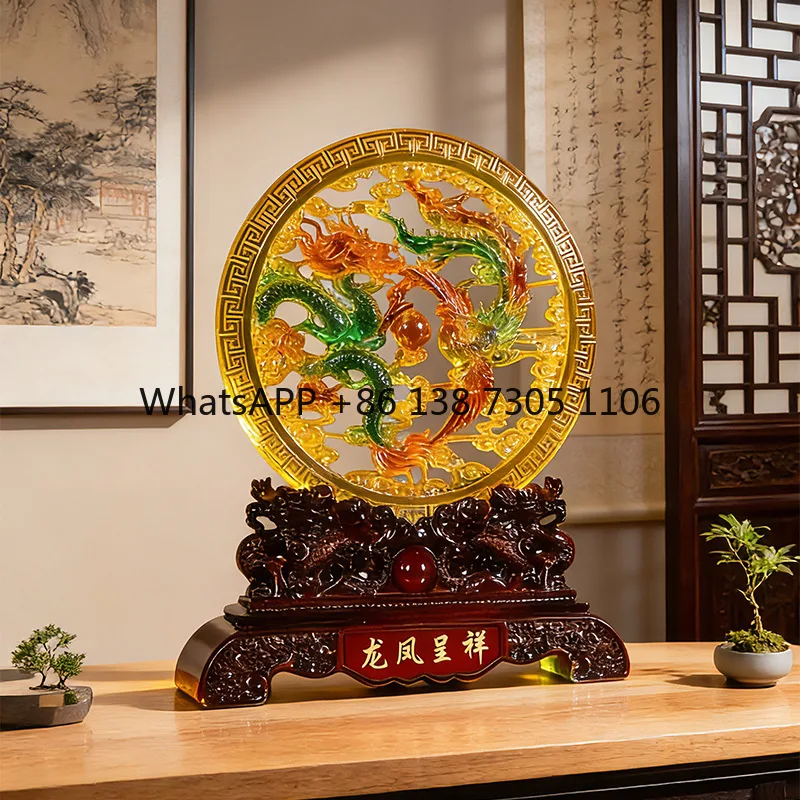 High-grade light luxury water glazed handicrafts TV cabinet entrance ornament home decoration
High-grade light luxury water glazed handicrafts TV cabinet entrance ornament home decoration